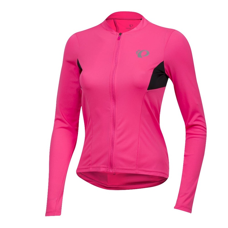 Pearl Izumi Select Pursuit Women's Long Sleeve Jersey Screaming Pink/Black