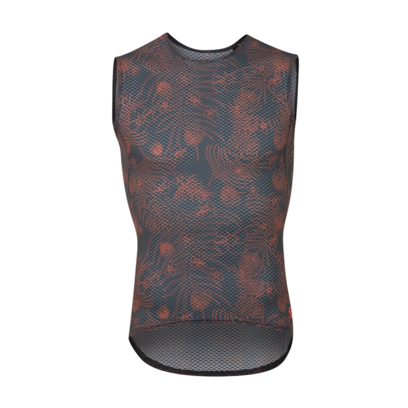 Pearl Izumi Transfer Mesh Sleeveless Baselayer Ink/Orange