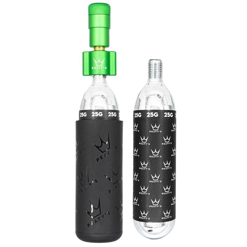 Peaty's Holeshot CO2 Inflator Kit MTB 25g Emerald