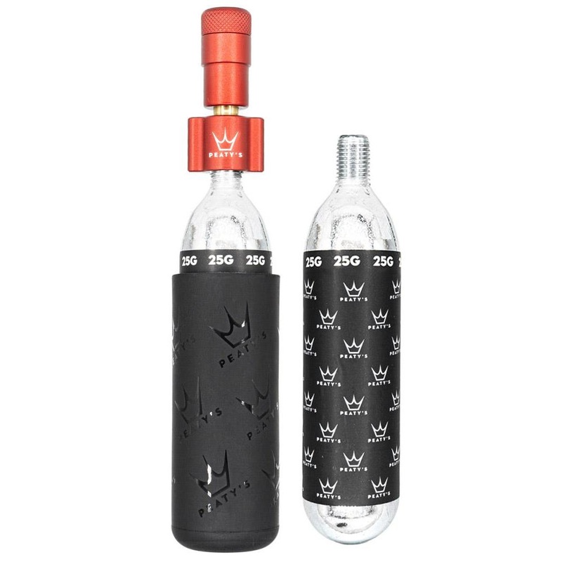 Peaty's Holeshot CO2 Inflator Kit MTB 25g Red