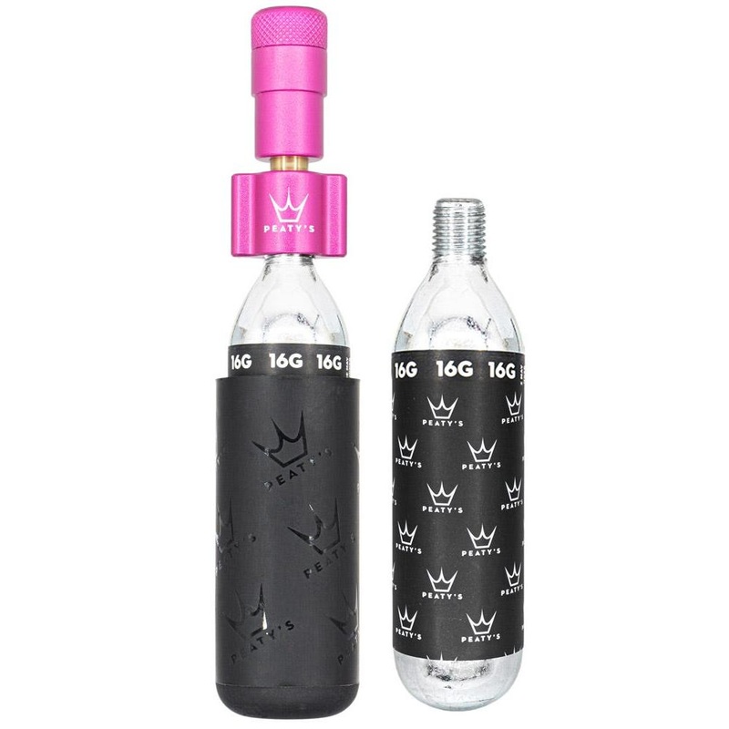 Peaty's Holeshot CO2 Inflator Road Kit Punch