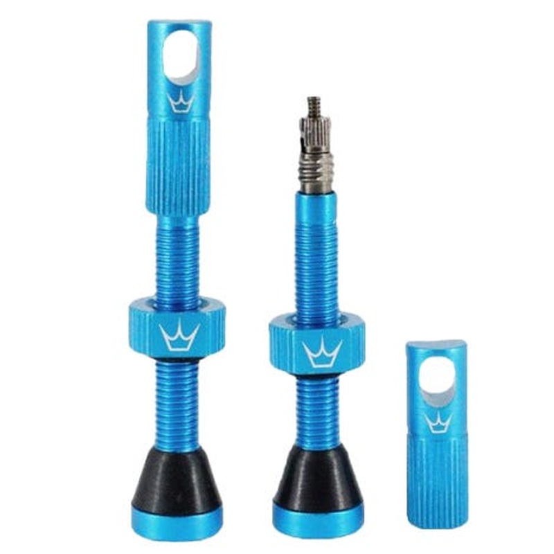 Peaty's Tubeless Valves 42mm Matte/Turquoise