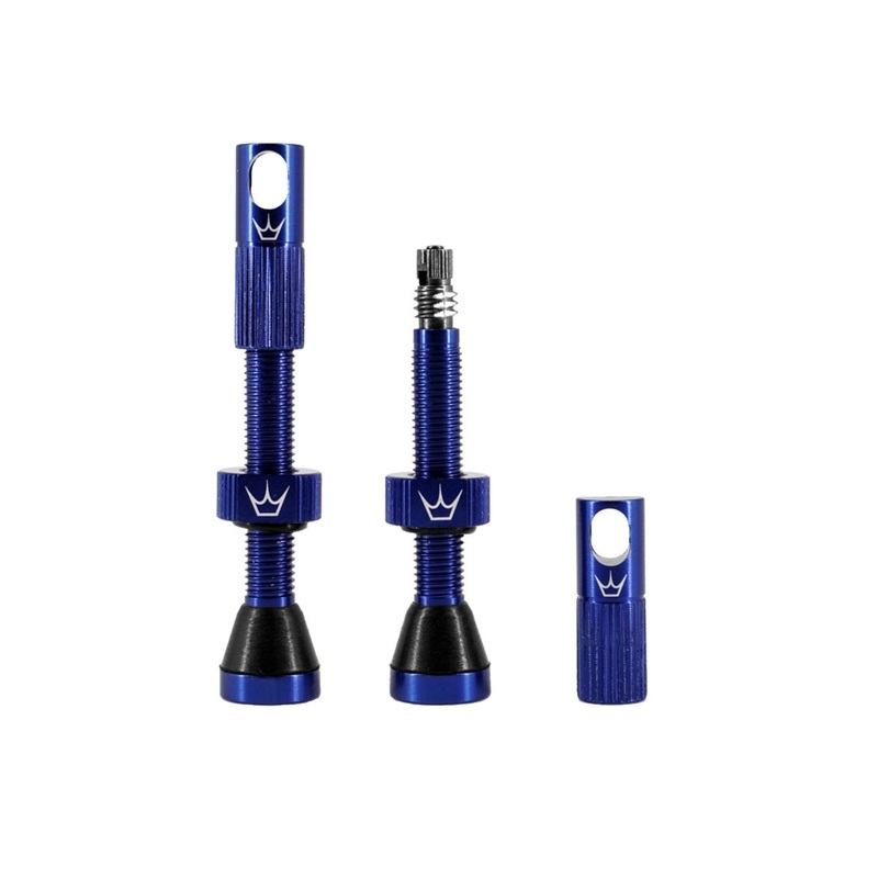 Peaty's Tubeless Valves 42mm Navy