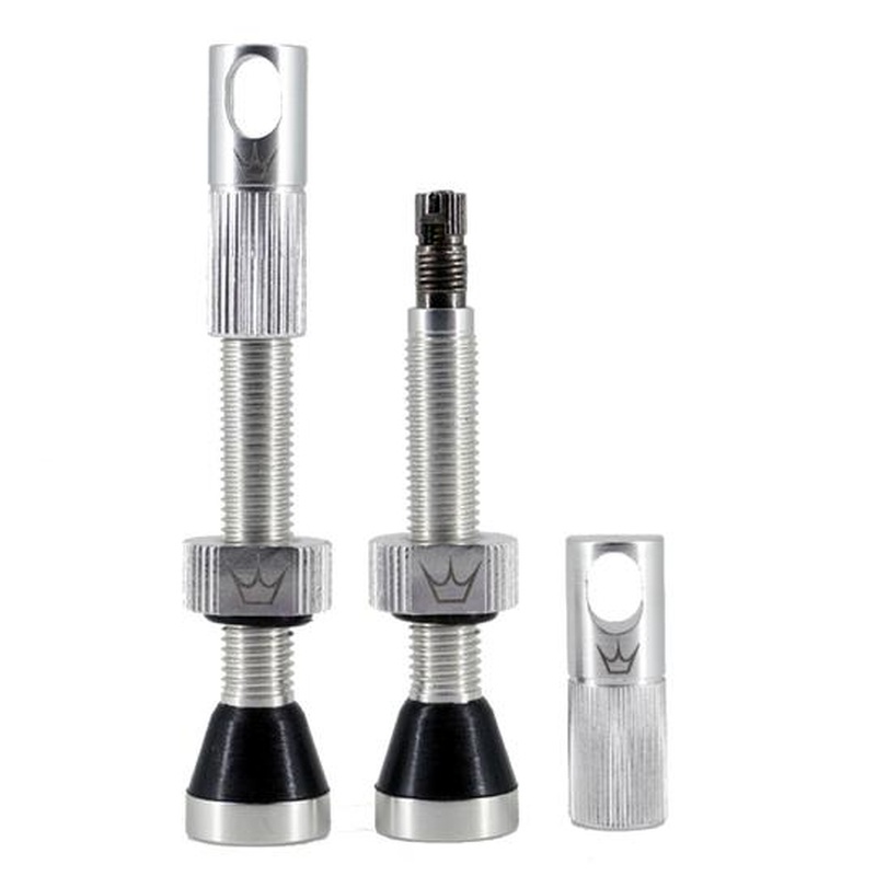 Peaty's Tubeless Valves 42mm Silver