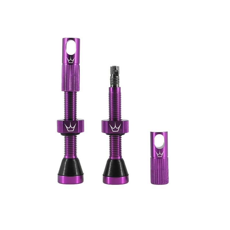 Peaty's Tubeless Valves 42mm Violet