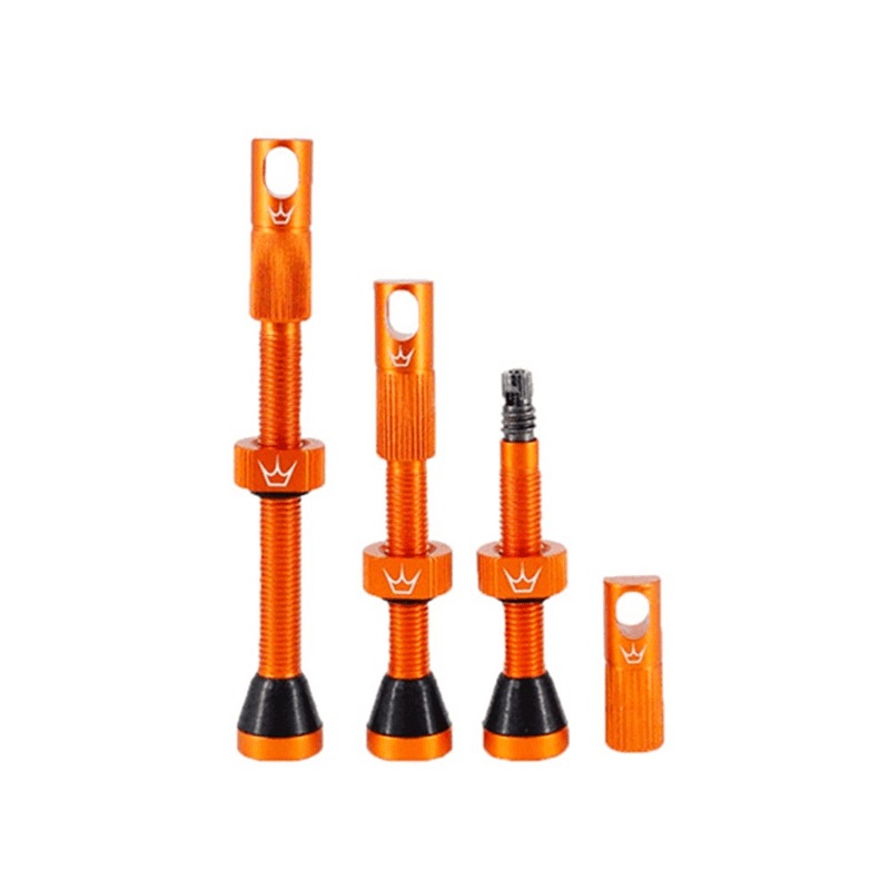 Peaty's Tubeless Valves 60mm Matte Mango
