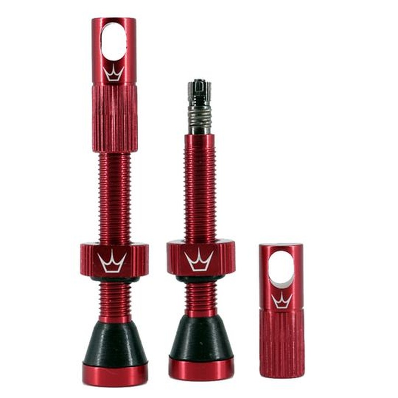 Peaty's Tubeless Valves 60mm Red