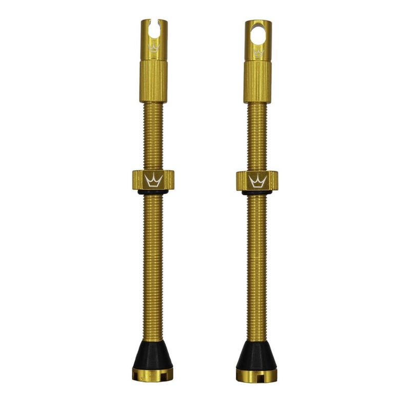 Peaty's x Chris King MK2 Tubeless Valves Gold 80mm