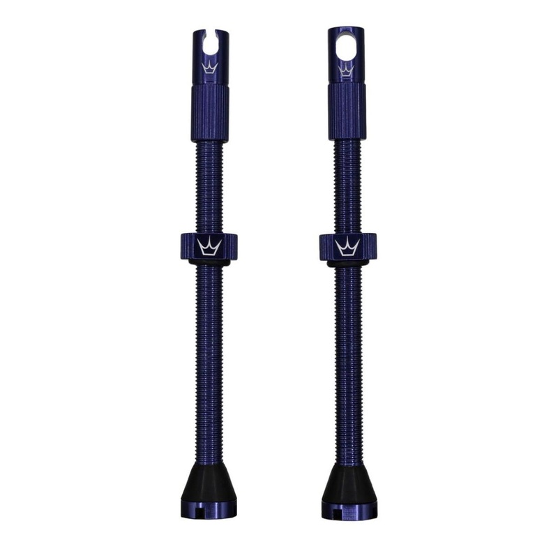 Peaty's x Chris King MK2 Tubeless Valves Navy 80mm