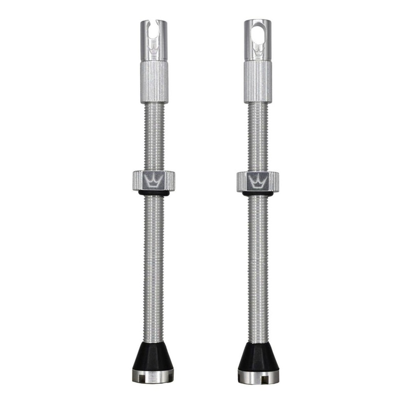 Peaty's x Chris King MK2 Tubeless Valves Silver 80mm