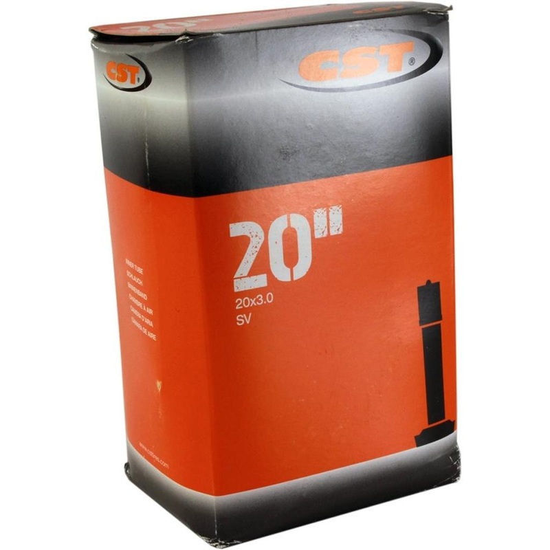 CST Standard Schrader Valve Tube 20 x 3.0'' Black