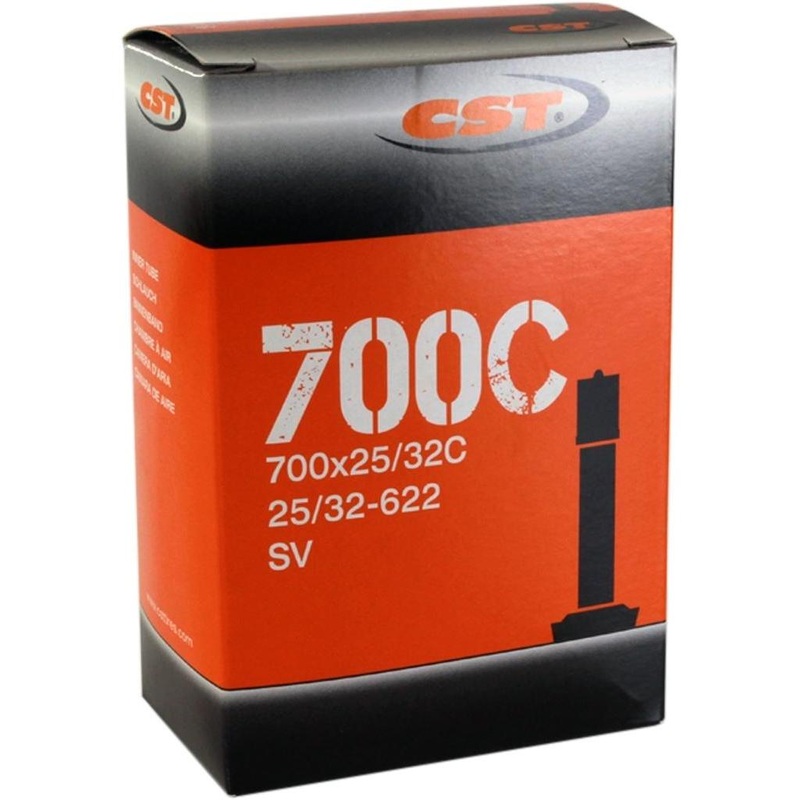 CST Standard Schrader Valve Tube 700 x 25/32C Black