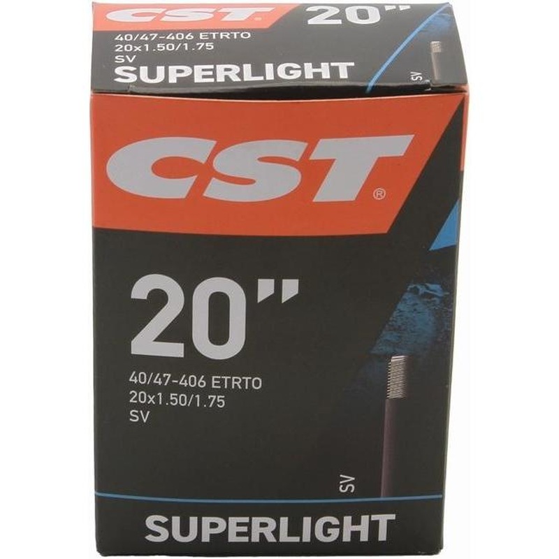 CST Superlight Schrader Valve Tube 20 x 1.50-1.75'' Black