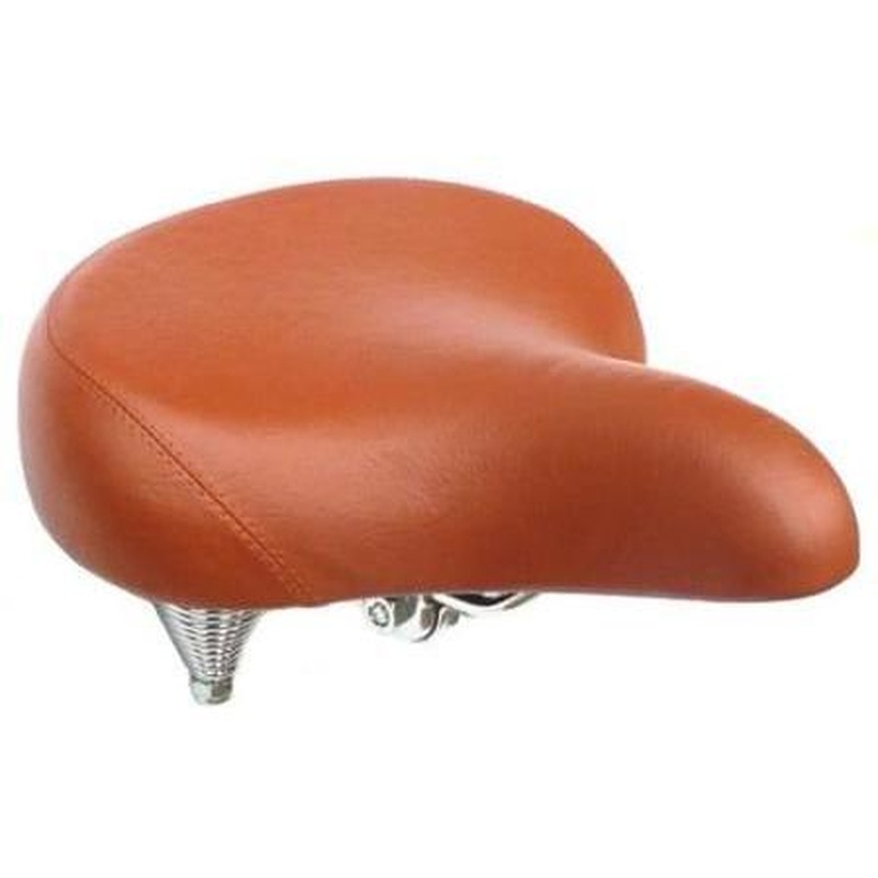 Cruiser Bike Suspension Saddle Brown 250 x 260mm