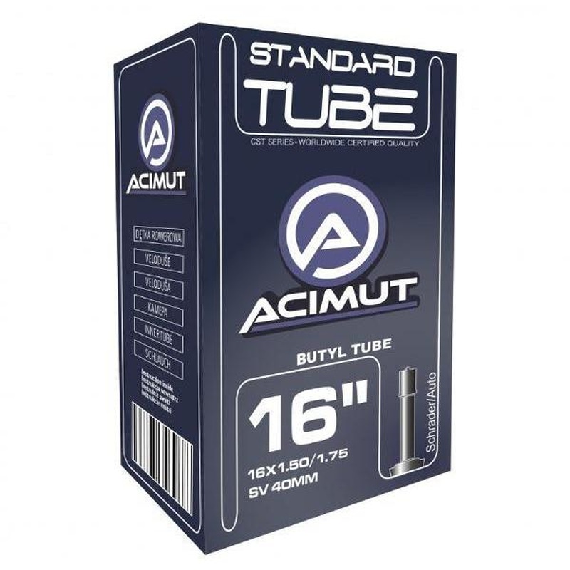 CST Acimut Schrader Valve Tube 16 x 1.75/2.125'' 40mm
