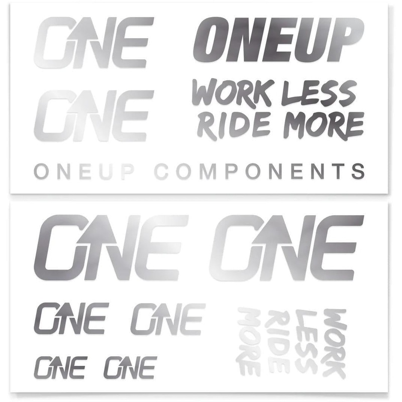 OneUp Components Handlebar Decal Kit Silver