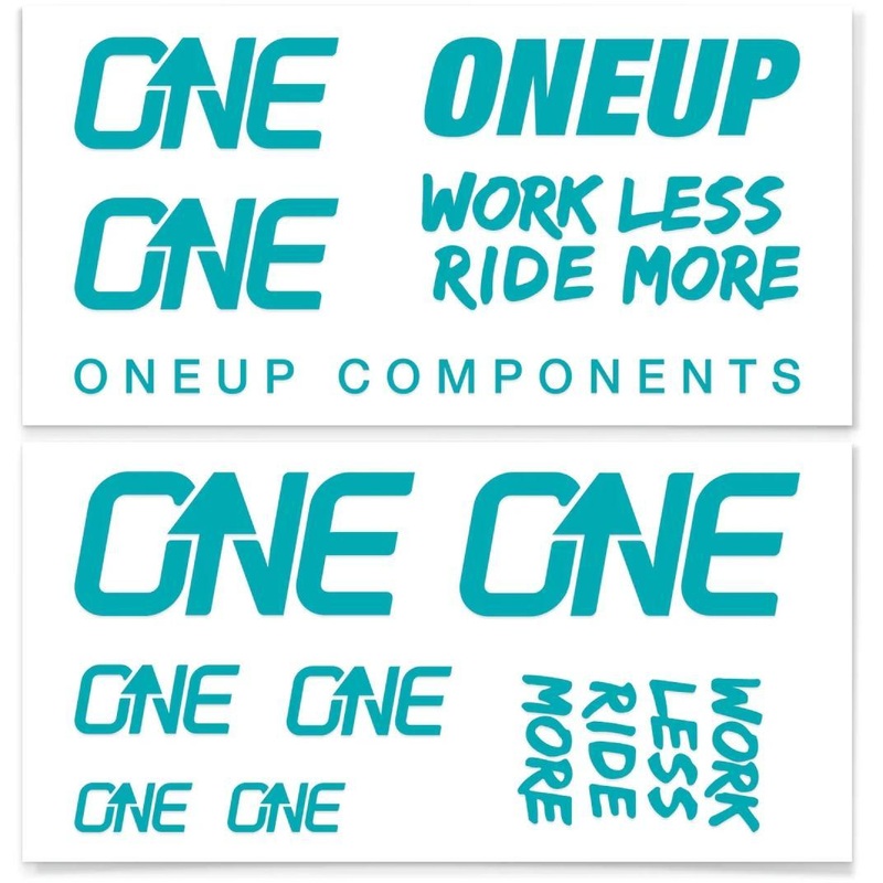 OneUp Components Handlebar Decal Kit Turquoise