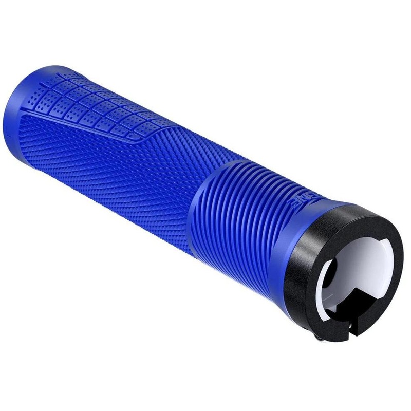 OneUp Components Thin Lock-On Grips Blue