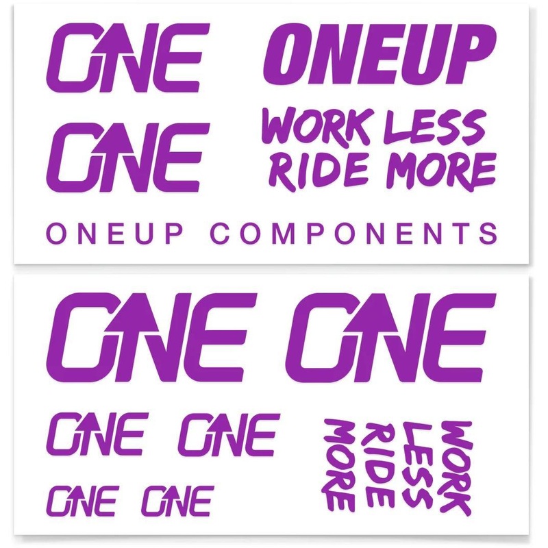 OneUp Handlebar Decal Kit Purple