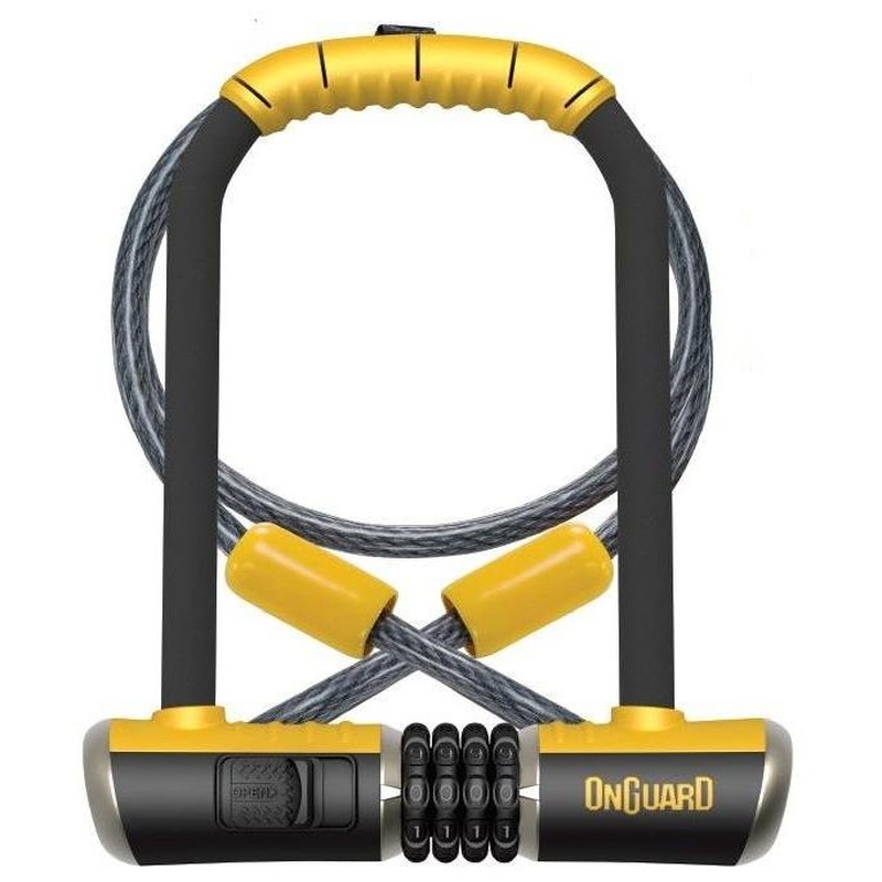 OnGuard Bulldog Combination U-Lock with Cable 120cm x 10mm