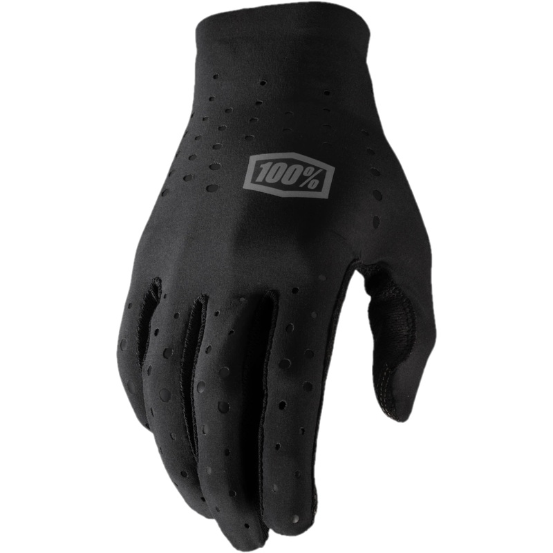 100% Sling Full Finger Gloves Black
