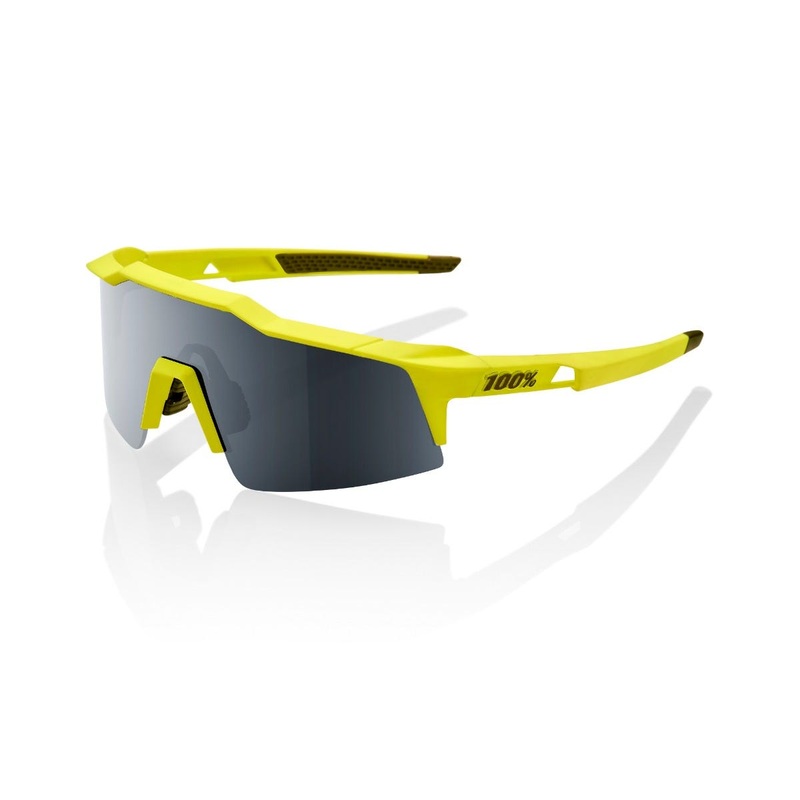 100% Speedcraft SL Sunglasses Banana with Black Lens