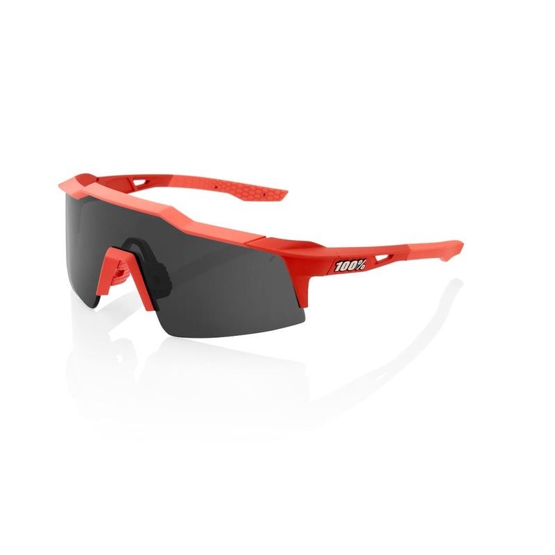 100% Speedcraft SL Sunglasses Coral with Smoke Lens