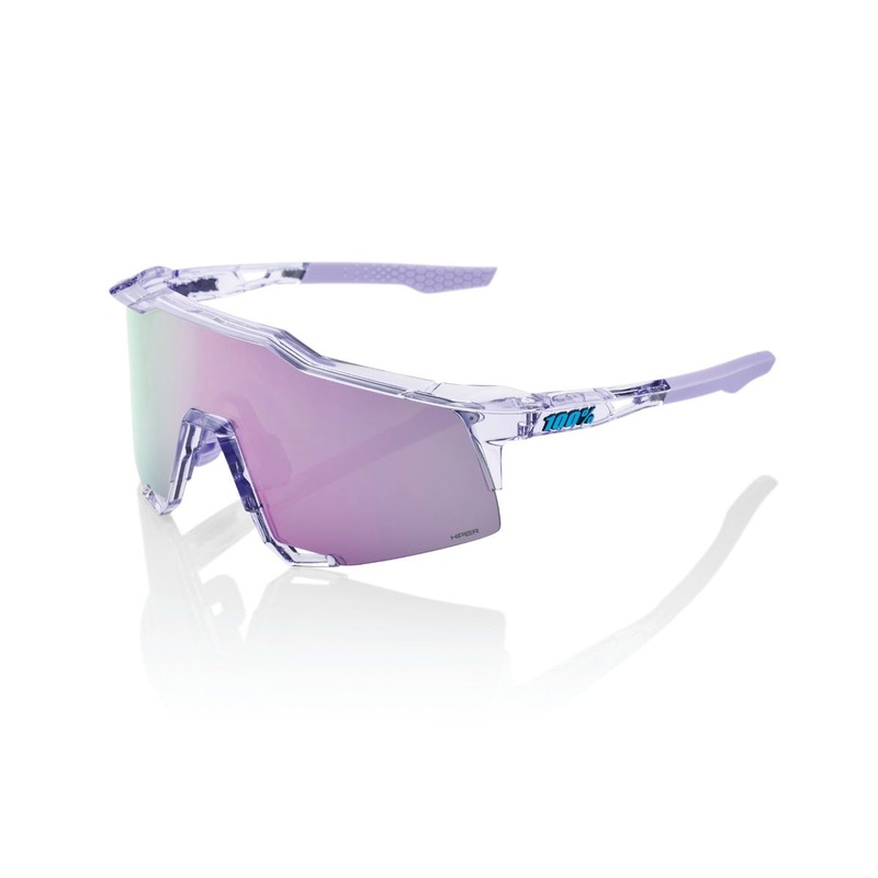 100% Speedcraft Sunglasses Translucent with HiPER Lavender Lens