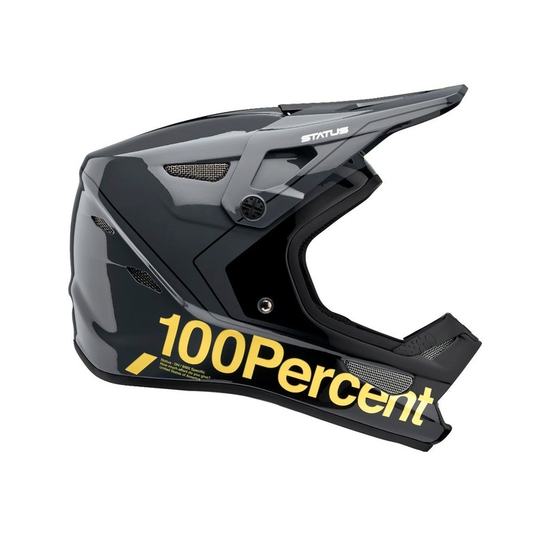 100% Status Full Face Helmet Carby/Charcoal