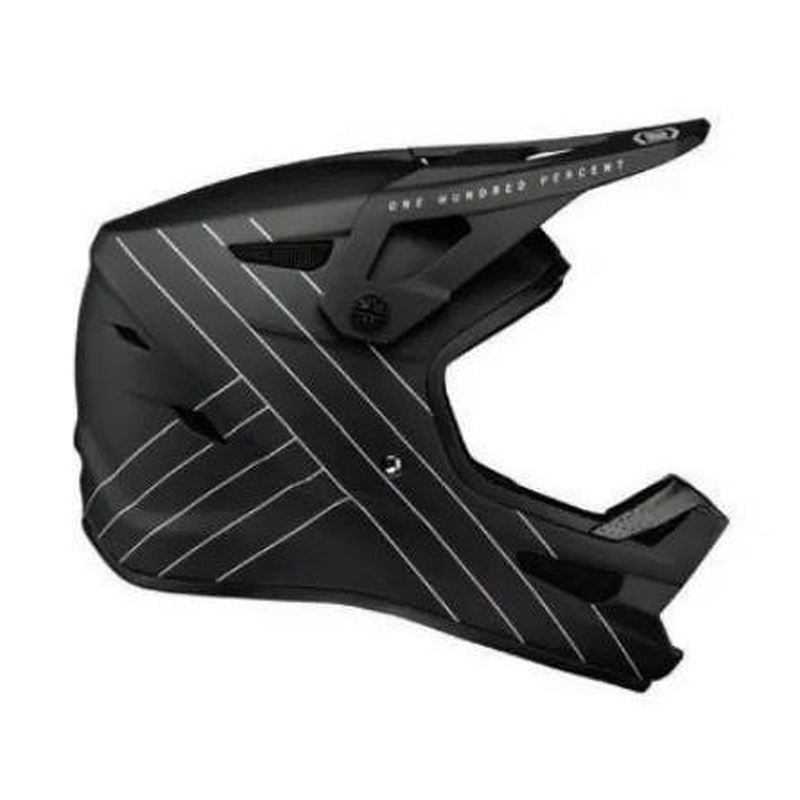 100% Status Full Face Youth Helmet Blk