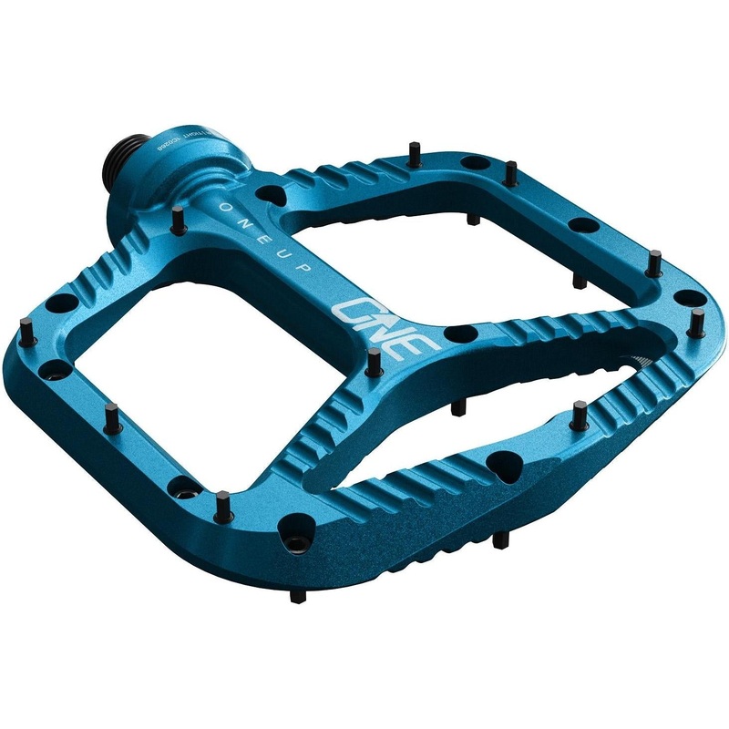 OneUp Components Aluminium Flat Pedals Blue