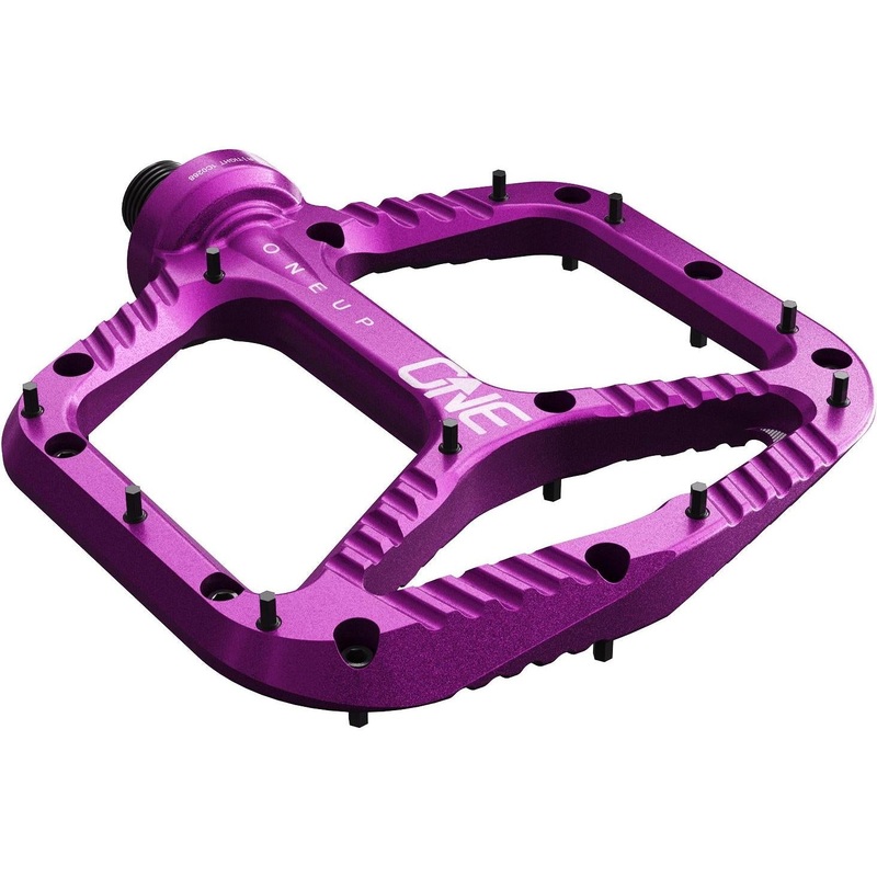 OneUp Components Aluminium Flat Pedals Purple