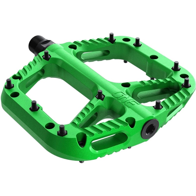 OneUp Components Composite Flat Pedals Green