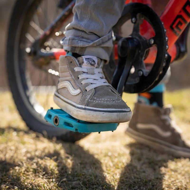OneUp Components Composite Flat Pedals Small Turquoise