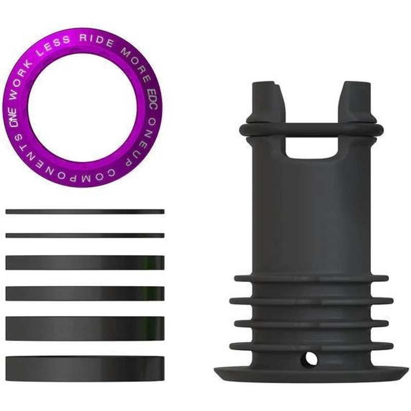 OneUp Components EDC Threaded Top Cap Purple