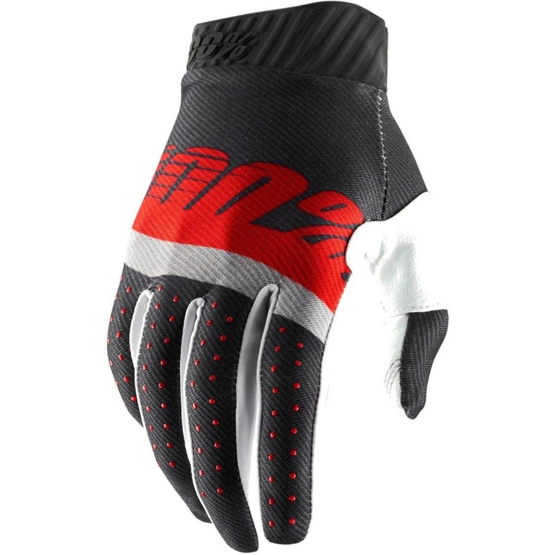 100% Ridefit Gloves Steel Grey