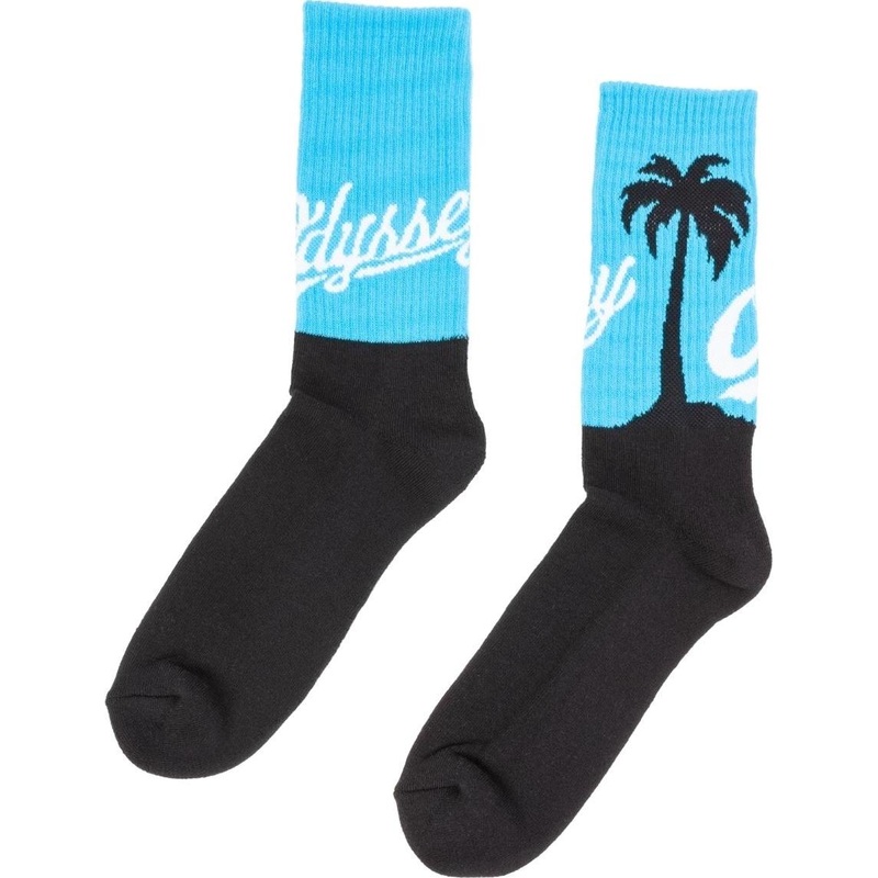 Odyssey Coast Crew Socks Black/Blue