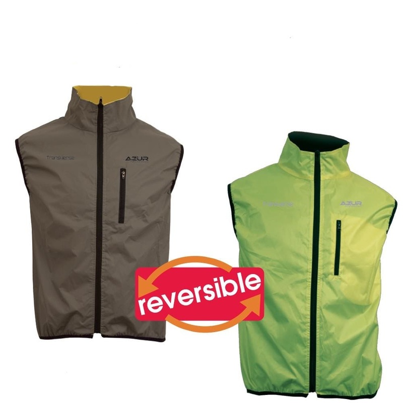 Azur Transverse Vest Grey/Fluro