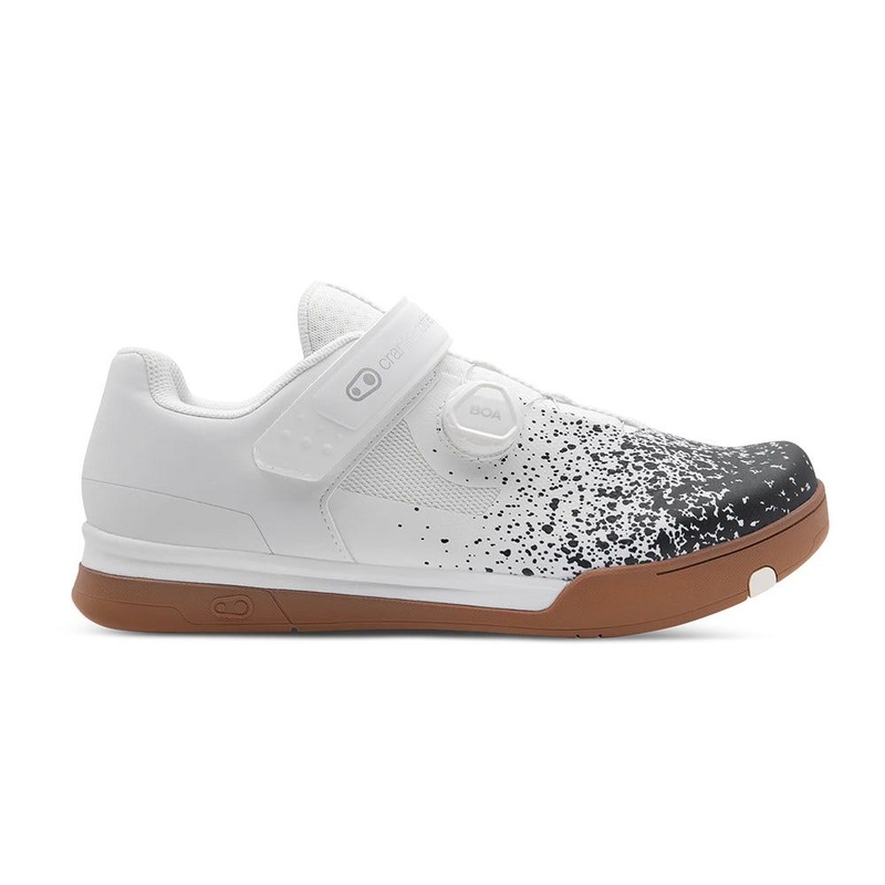 Crankbrothers Stamp BOA MTB Flat Pedal Shoes White/Black Splatter