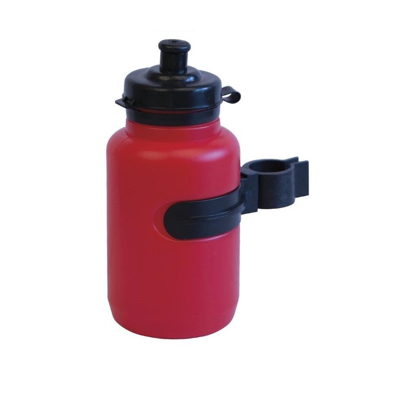 Azur Kids Bottle with Cage Red/Black