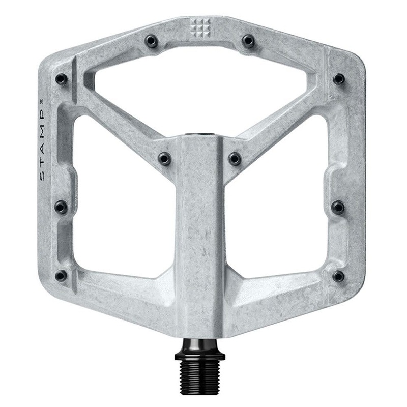 Crank Brothers Stamp 2 Large Pedals Raw Silver