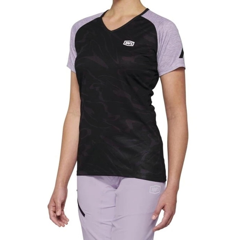 100% Airmatic Women's Short Sleeve Jersey Purple