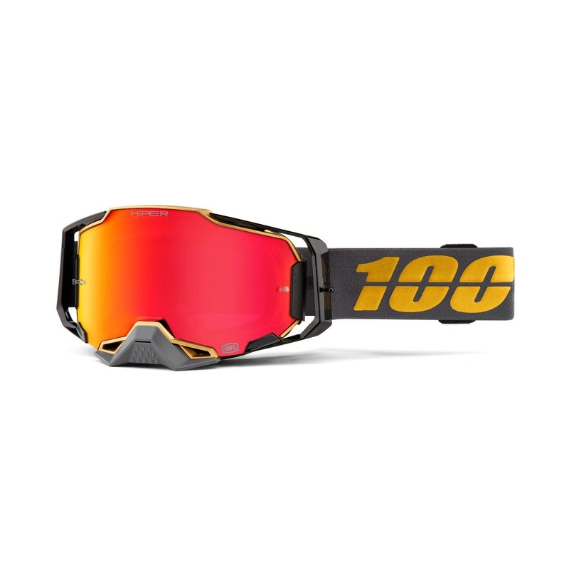 100% Armega Goggles Falcon 5 - HiPER Red Mirror Lens