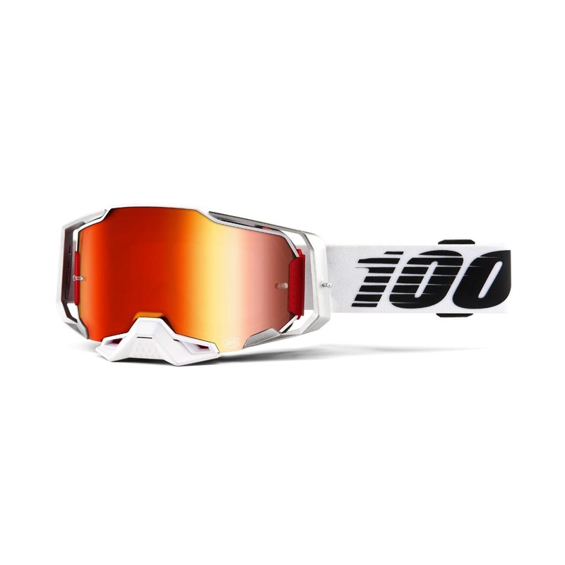 100% Armega Goggles Lightsaber with Red Mirror Lens