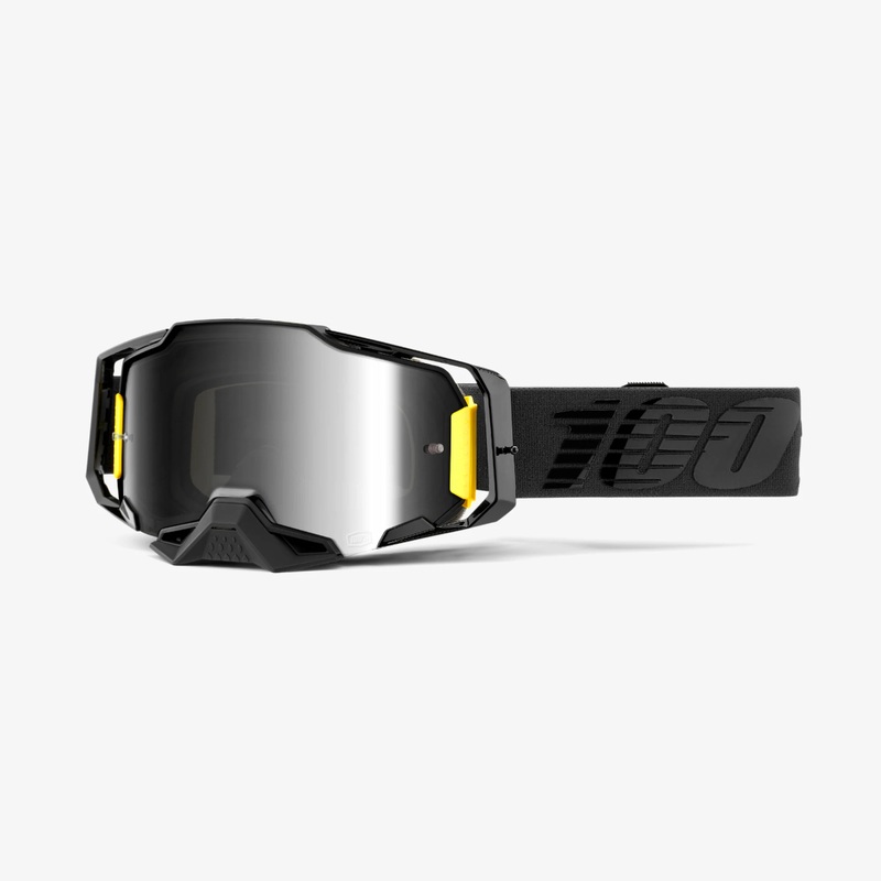 100% Armega Goggles Nightfall Mirror Silver Lens