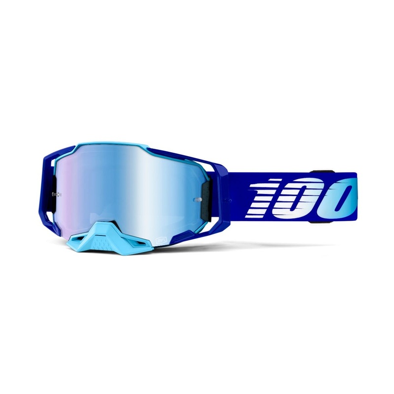 100% Armega Goggles Royal - Blue Mirror Lens