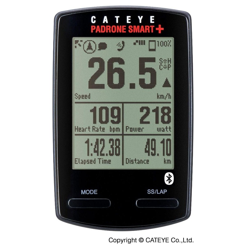 Computer Cateye Padrone Smart+ (Sc100B) - Bluetooth Smart: Spd/Cad/Hr & Power Meter Compatible