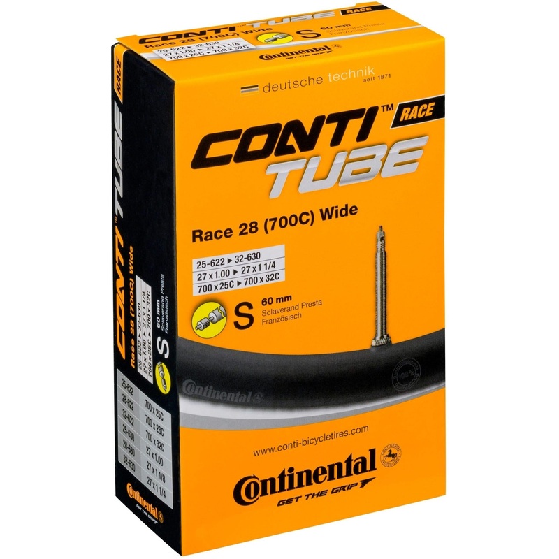 Continental Race Presta Valve Tube 700x25-32c 60mm