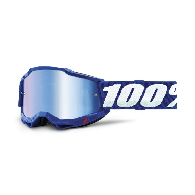 100% Accuri 2 Goggles Blue With Mirror Blue Lens