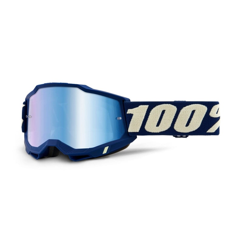 100% Accuri 2 Goggles Deepmarine/Mirror Blue Lens